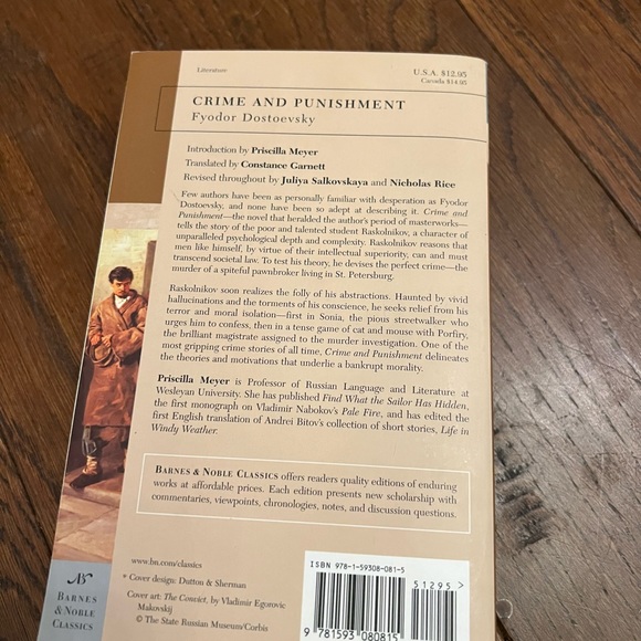 🍉Any books 2/$12 New CRIME AND PUNISHMENT by Fyodor Dostoevsky paperback book - Picture 3 of 3